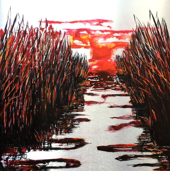 Suffolk Sunset £350
