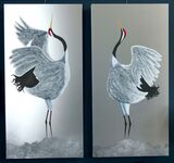 Courting Cranes SOLD