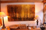 Forest of Gold Acrylic on canvas in situ