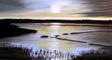 Snape Saltings pastel on paper