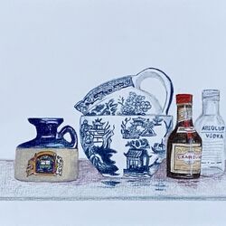 Kitchen cupboard still life