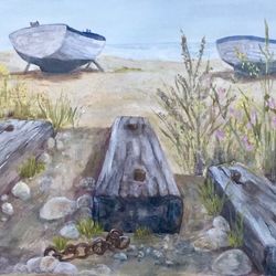 On the beach (Aldeburgh)