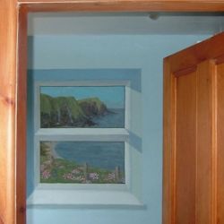 Seaside in a bathroom