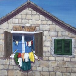 Wash day in the mountains