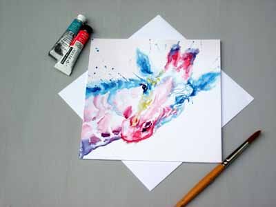 Square card "Grace"