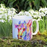 Horse Mug & Coaster set. horse mug & coaster set