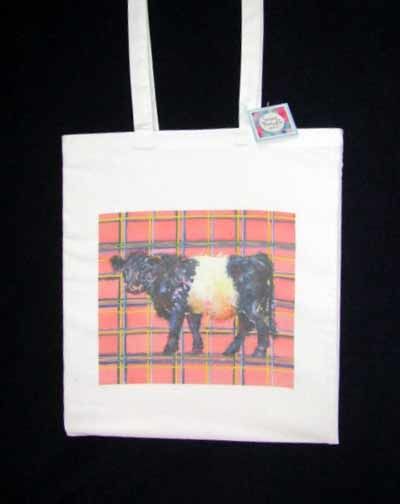 Shopping Bag featuring Tartan Lass