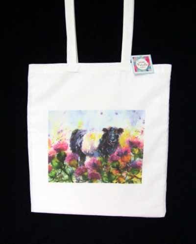 Shopping bag featuring Thistle Patch