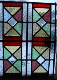 A light shade made into a panel