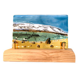 Carreg Duon with Carmarthen Fan behind. For sale at Erwood Station Gallery.10mm x 150mm £100