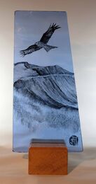 Kite over Pen y Fan on Blue SOLD