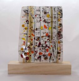 Silver Birch fused. 210mm x 260mm £150