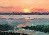 Estuary sunset
