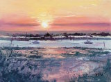 sunset landscape W Mersea september