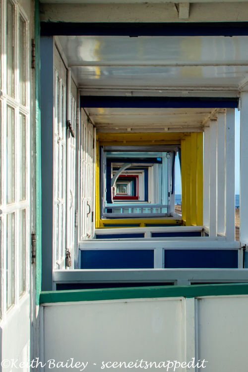 #102 Beach Huts In Perspective