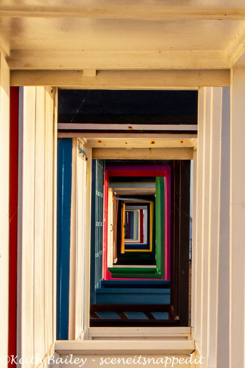 #104 Beach Huts In Perspective