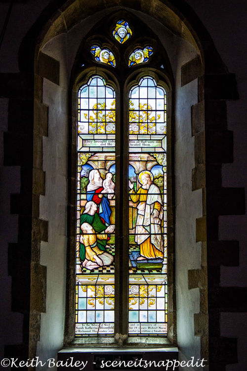 #44 South Window St Mary's Church Richmond Yorkshire