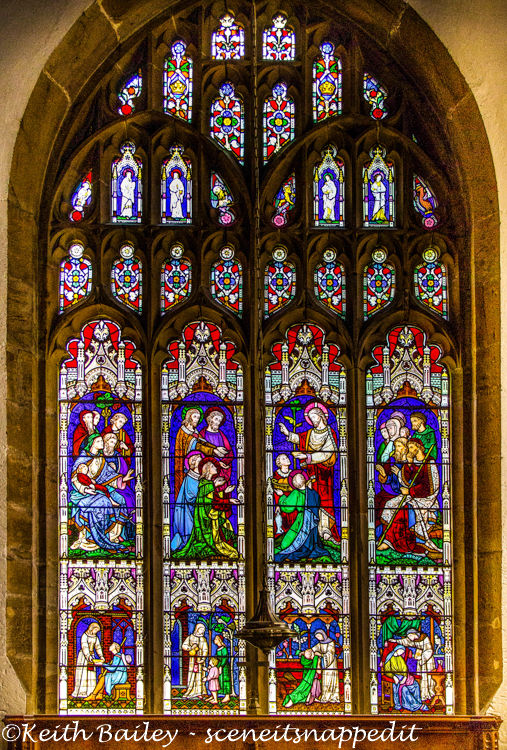 #45 St Mary's Church Richmond Window Detail