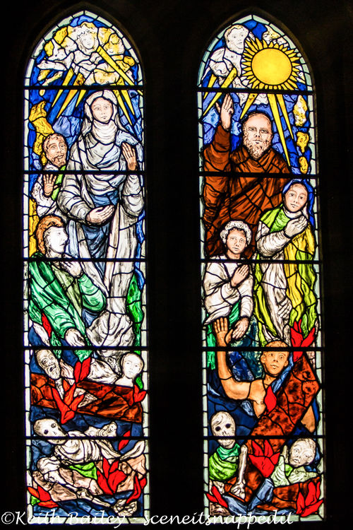 #59 Stained Glass Window Ampleforth Abbey
