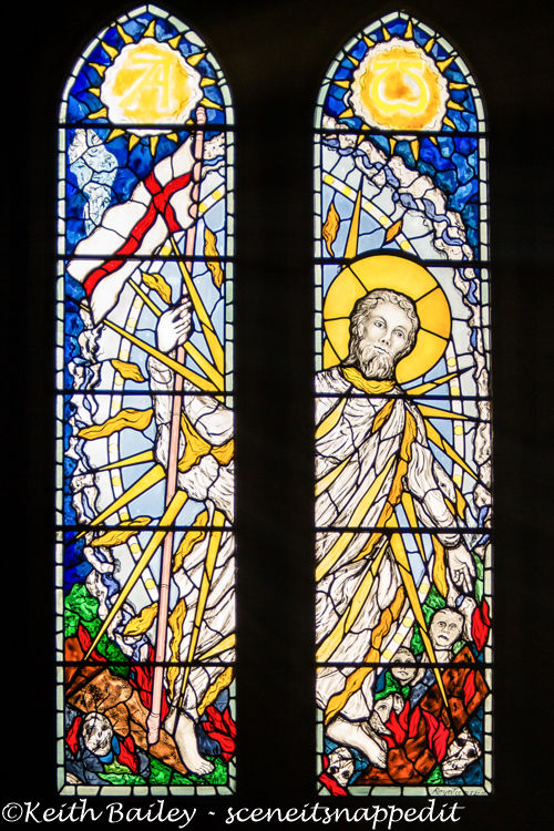 #61 Stained Glass Window Ampleforth Abbey