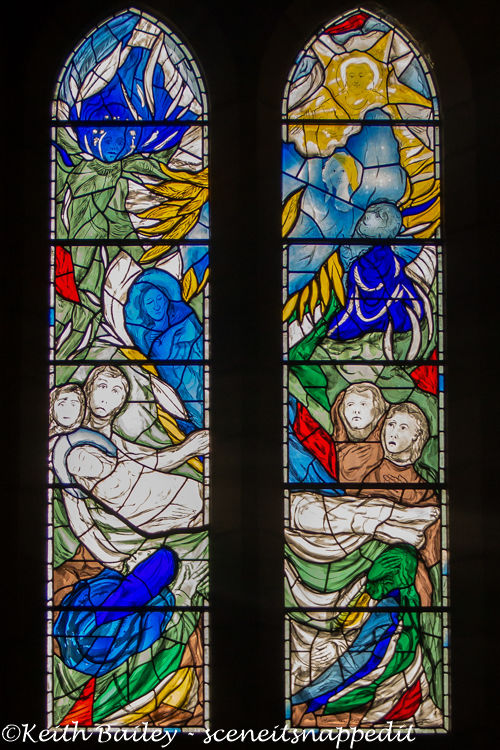 #63 Stained Glass Window Ampleforth Abbey