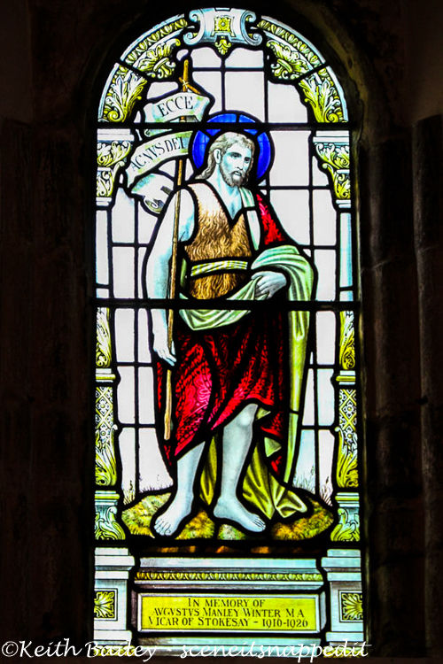 #65 Stained Glass Stokesay Church Shropshire