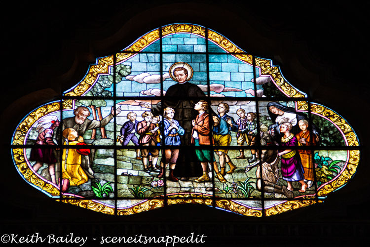 #114 Stained Glass San Nicolò's Cathedral - Pietra Ligure
