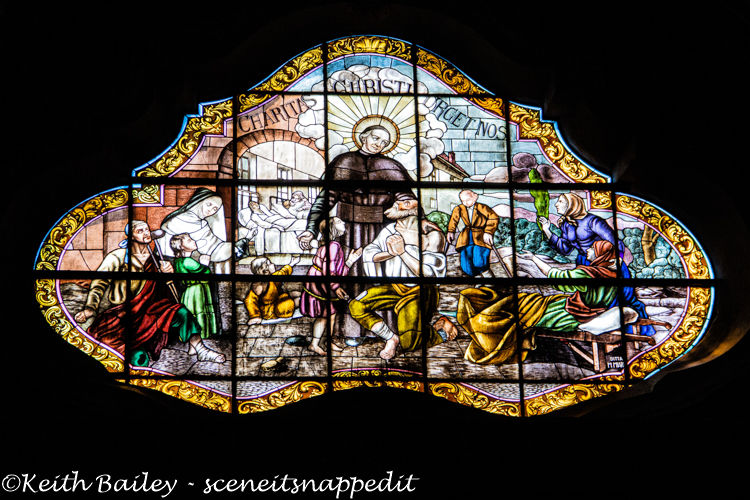 #115 Stained Glass San Nicolò's Cathedral - Pietra Ligure