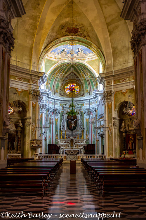 #120 Interior of the Church of San Matteo Laigueglia