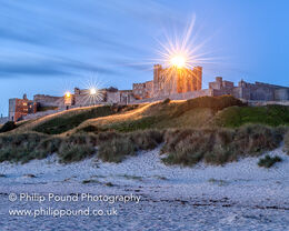 Bamburgh Castle at Sunrise