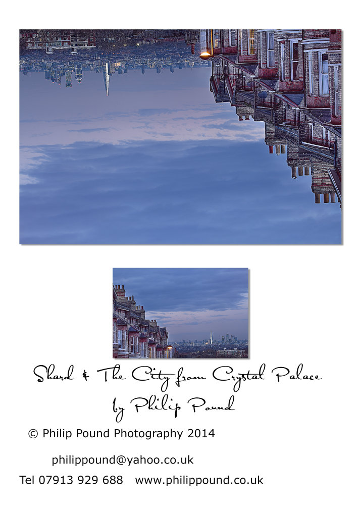 Houses - view of the City of London from Crystal Palace
