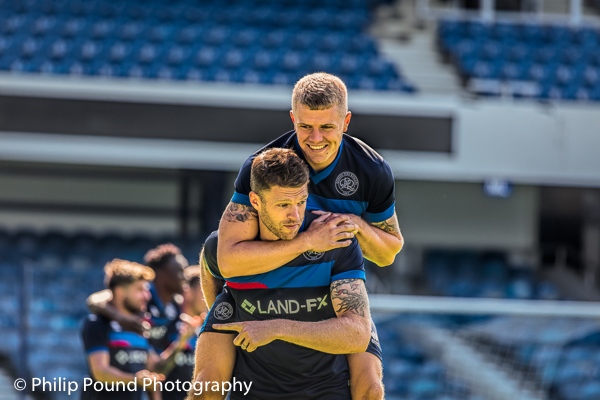 Jake Bidwell and Jamie Mackie
