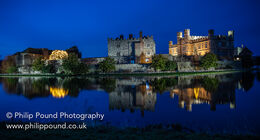 Leeds Castle at night