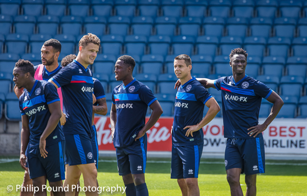 QPR football squad training at Loftus Road