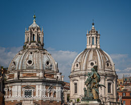 Church Domes in Rome
