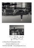 Tower Bridge London - black and white night view