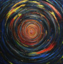 Life(Mixed Media)Boxed Canvas91cm X 91cm X 3.6cm..*PRIVATE COLLECTION'