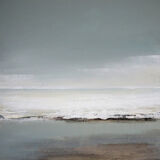 "Ebb-Tide" Mixed Media on Canvas. 49x49cms.