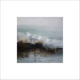 "Landfall" Mixed Media on Paper, 42x42cms.