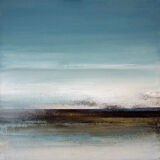 "Marsh Light" Mixed Media on Canvas, 61x61cms.
