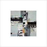 "Meeting Point" Mixed Media Collage, 46x46cms