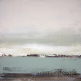 "Tidal View" Mixed Media on Canvas. 49x49cms.