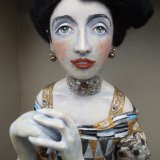 Klimt doll - Adele Bloch-Bauer (detail)