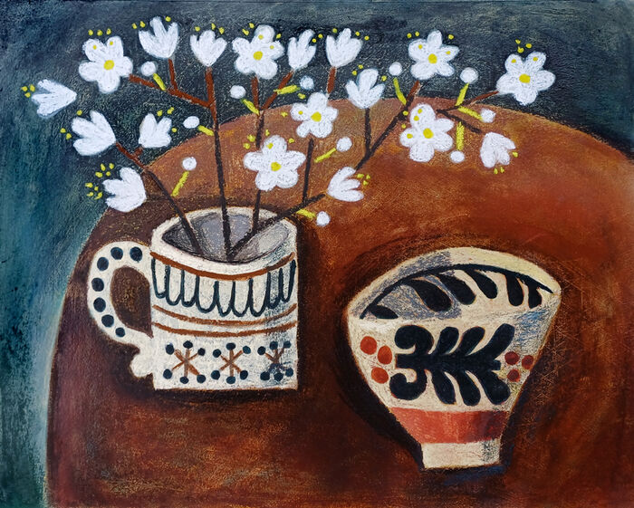 Posset Mug & March Blossom