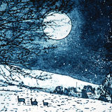 Full moon, Christmas morning