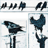 Corvids miniature prints