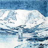 Ben Wyvis from Glascarnoch Dam