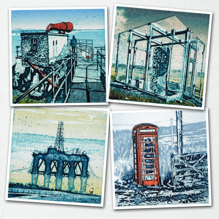 Four structures in the landscape
