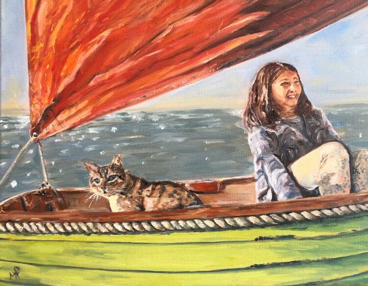 The girl & the pussycat...