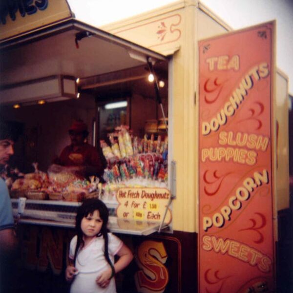 Girl at the candy stand